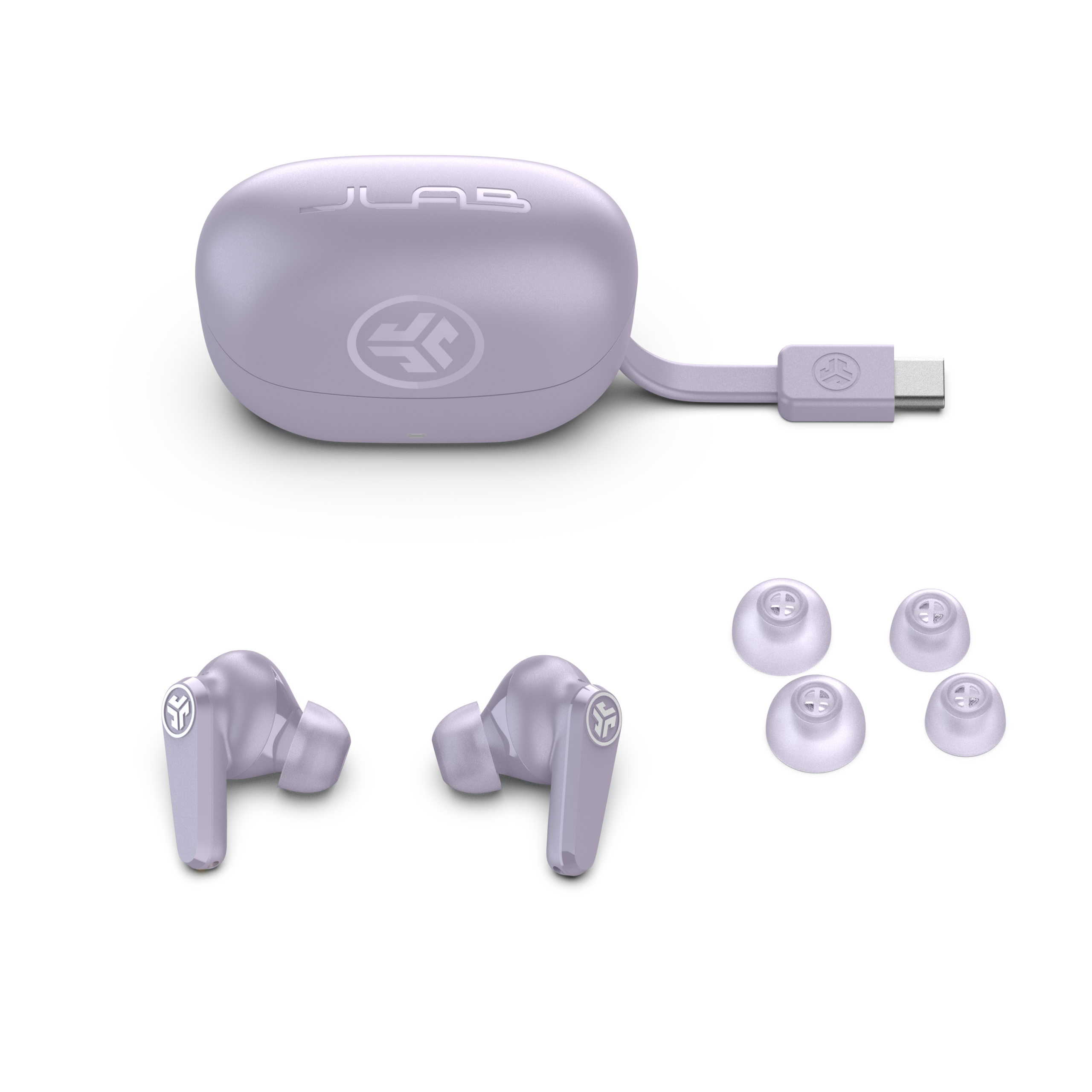 Go Pods ANC True Wireless Earbuds Lilac - Image 8