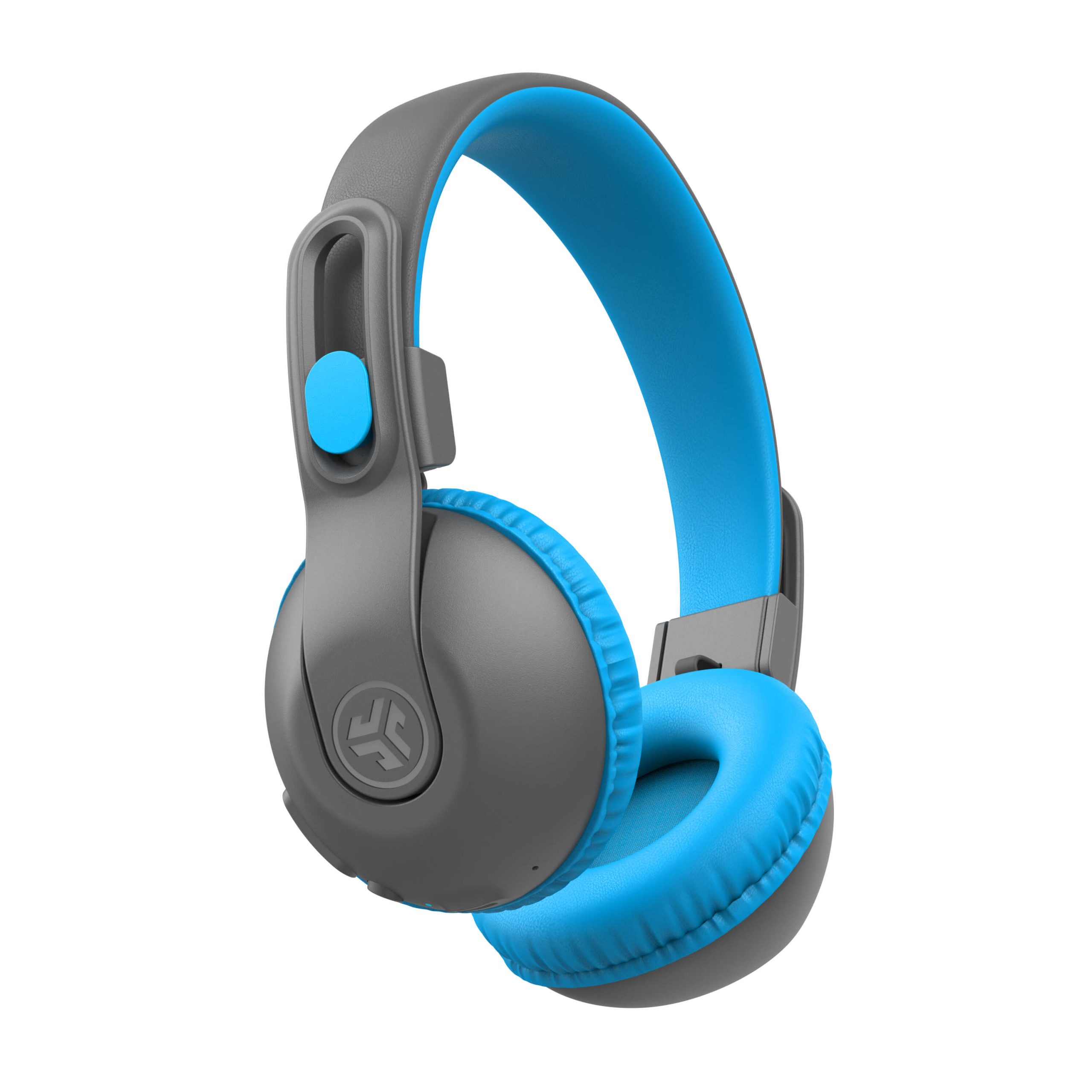 JBuddies Studio 2 Wireless Kids Headphones Blue/Gray - Image 5
