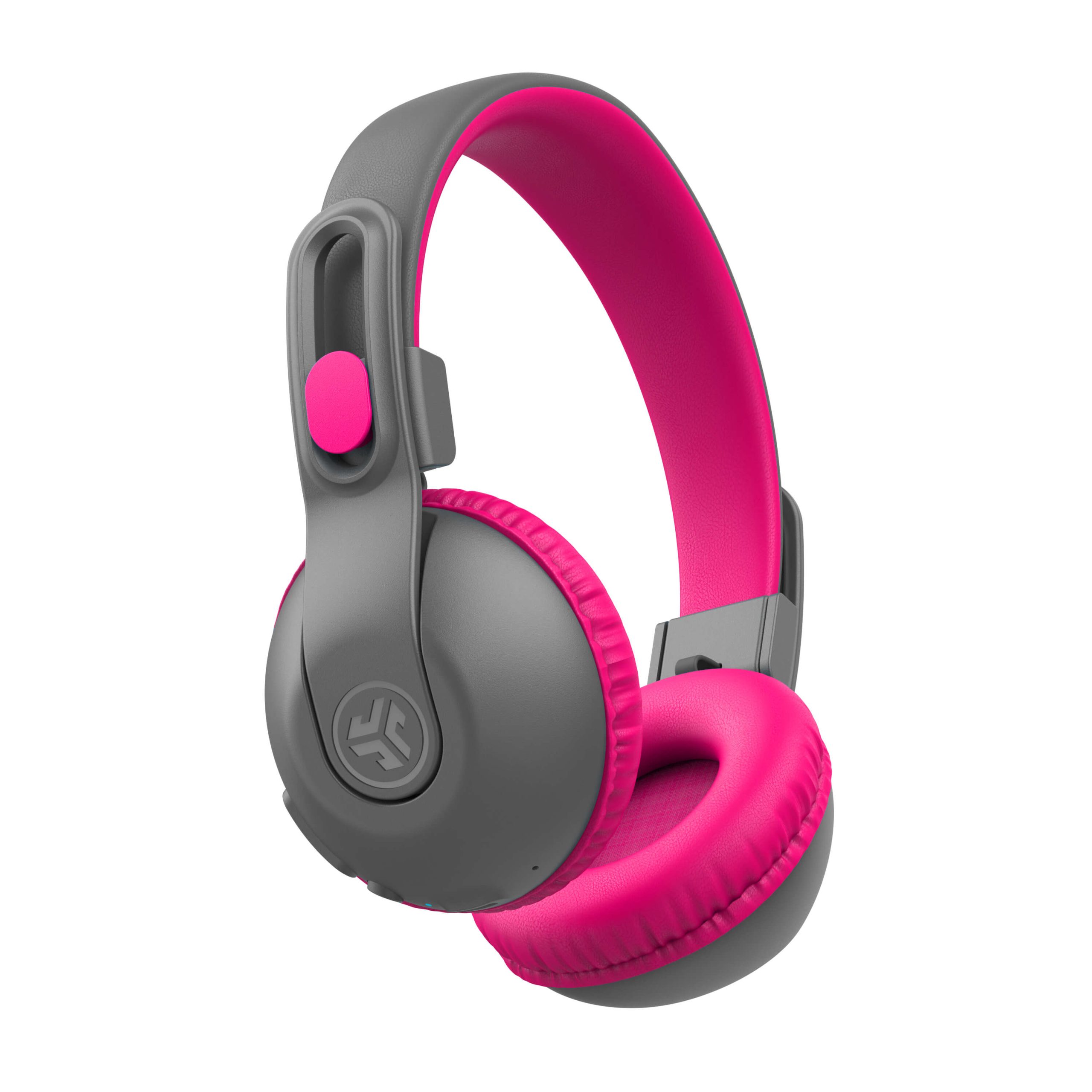 JBuddies Studio 2 Wireless Kids Headphones Pink/Gray - Image 5