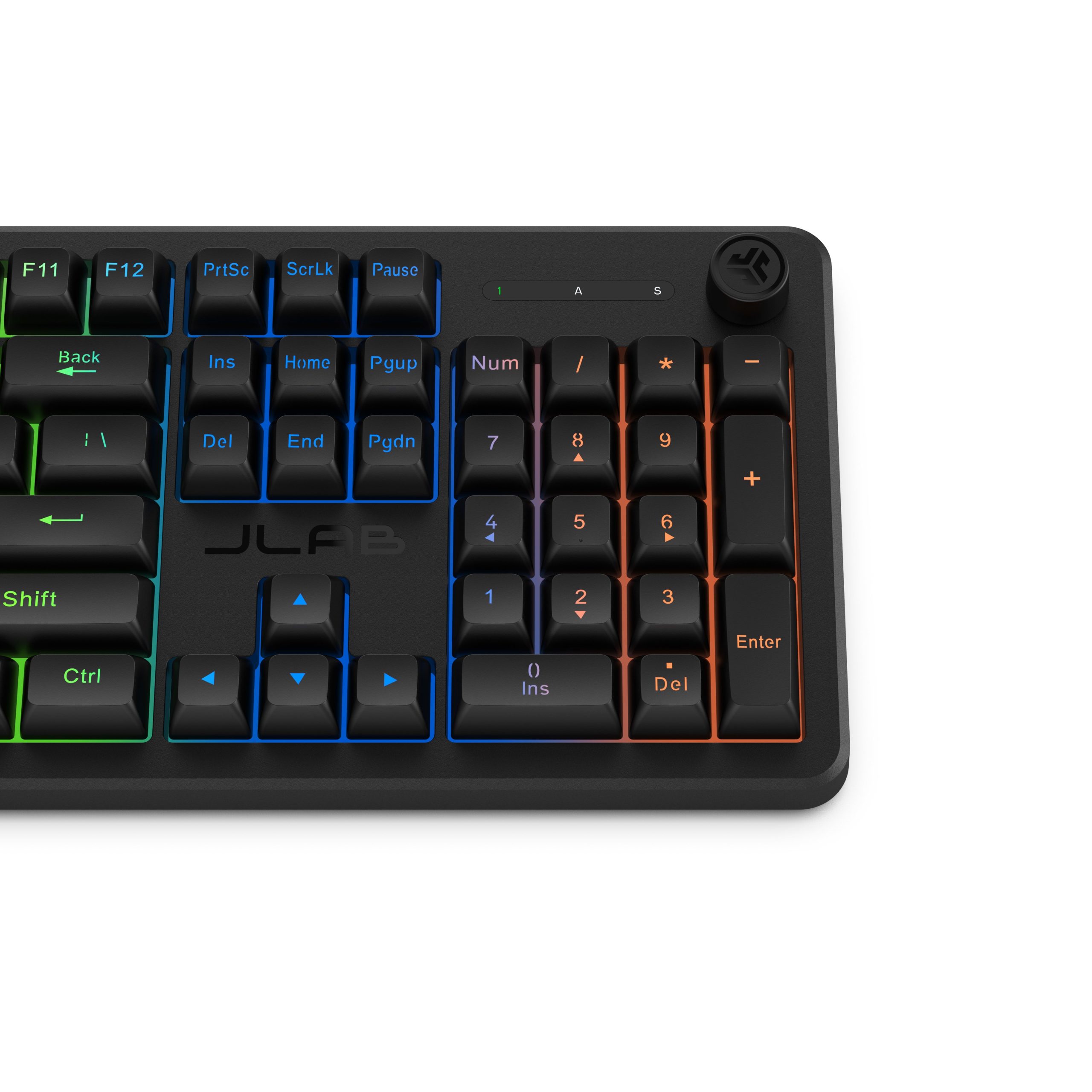 Nightfall Full-Size Wired Gaming Keyboard Black - Image 3
