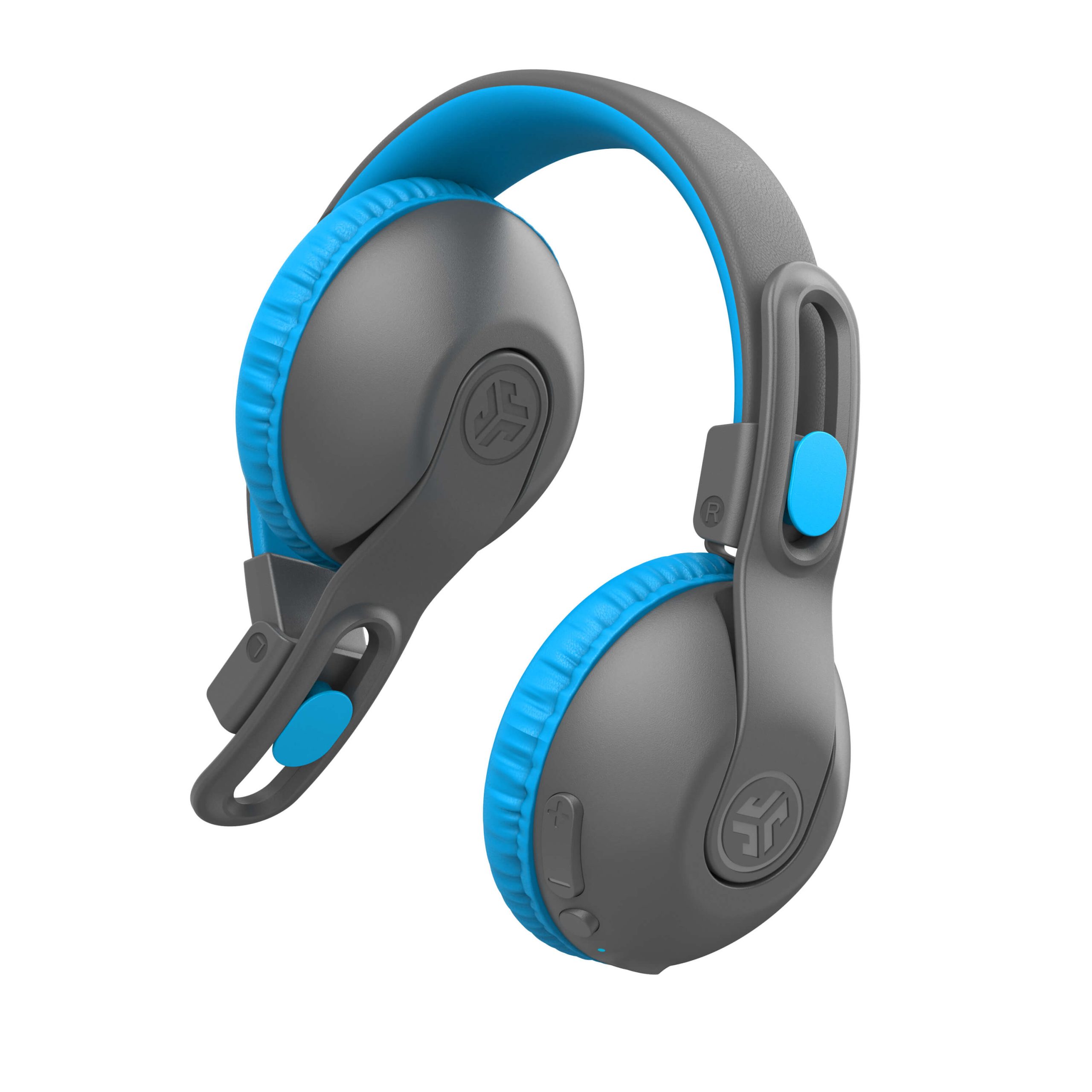 JBuddies Studio 2 Wireless Kids Headphones Blue/Gray - Image 6