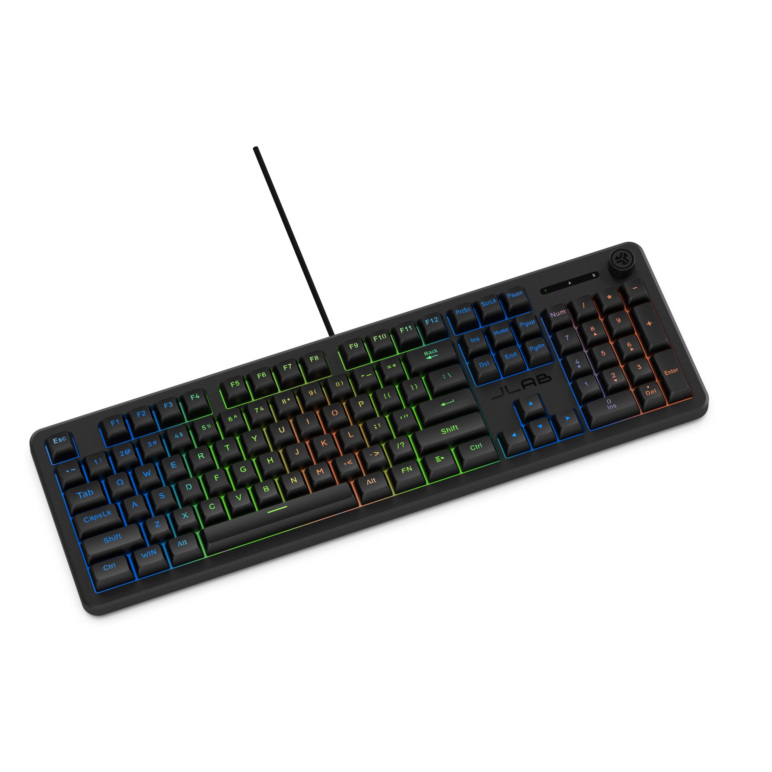 Nightfall Full-Size Wired Gaming Keyboard Black - Image 6
