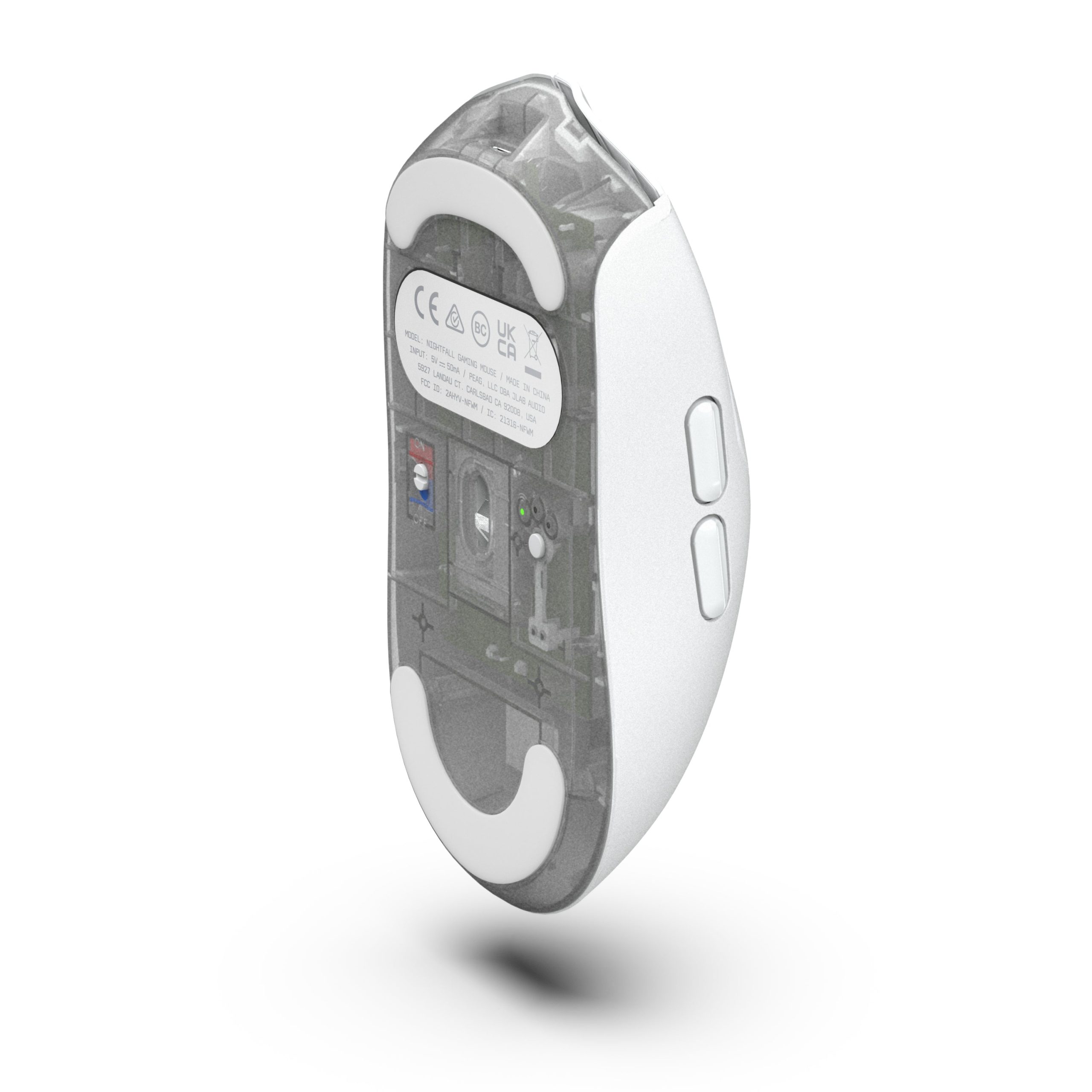 Nightfall Wireless Gaming Mouse White - Image 3