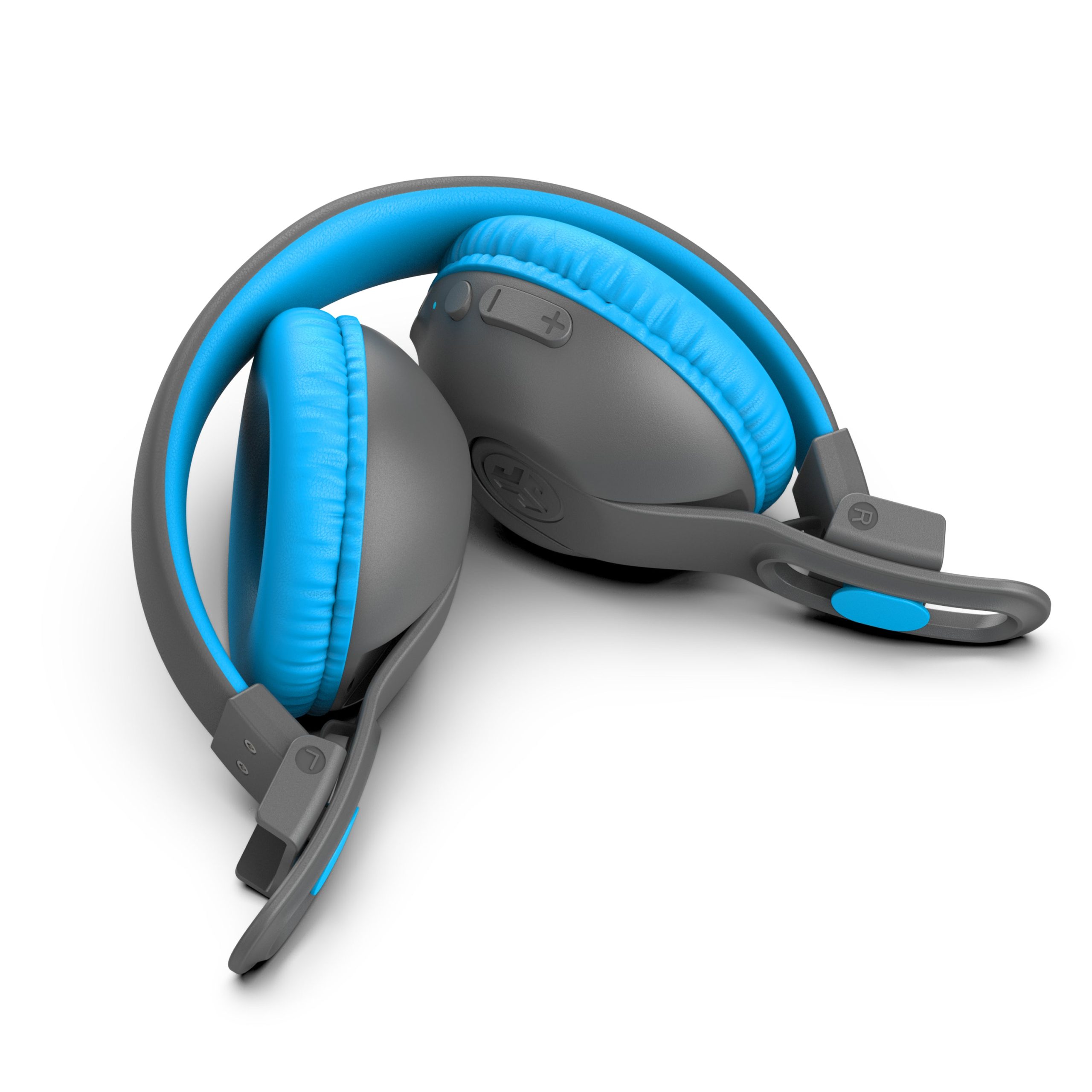 JBuddies Studio 2 Wireless Kids Headphones Blue/Gray - Image 8