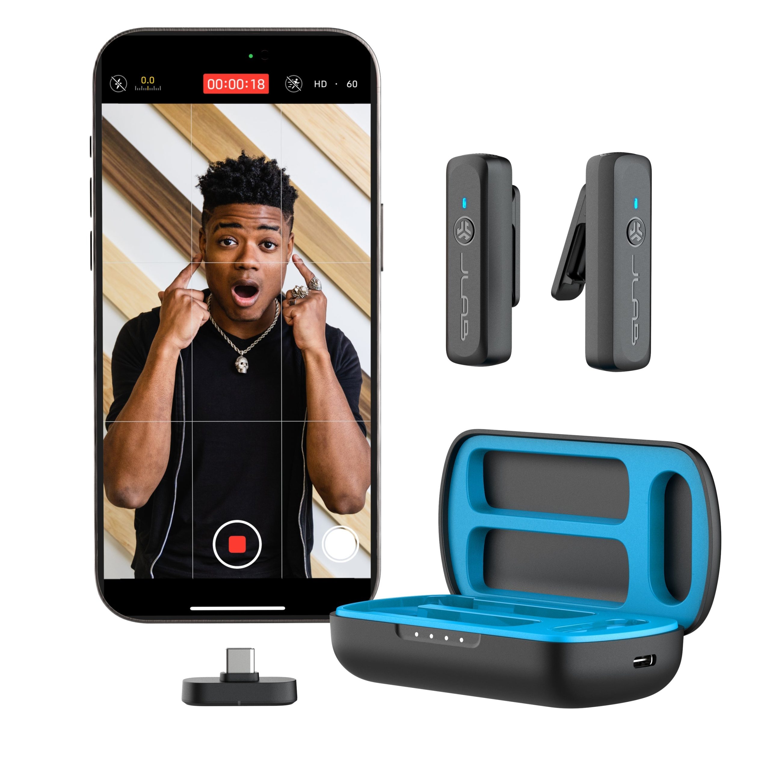 Create Wireless Lav Mic System Black - Image 2