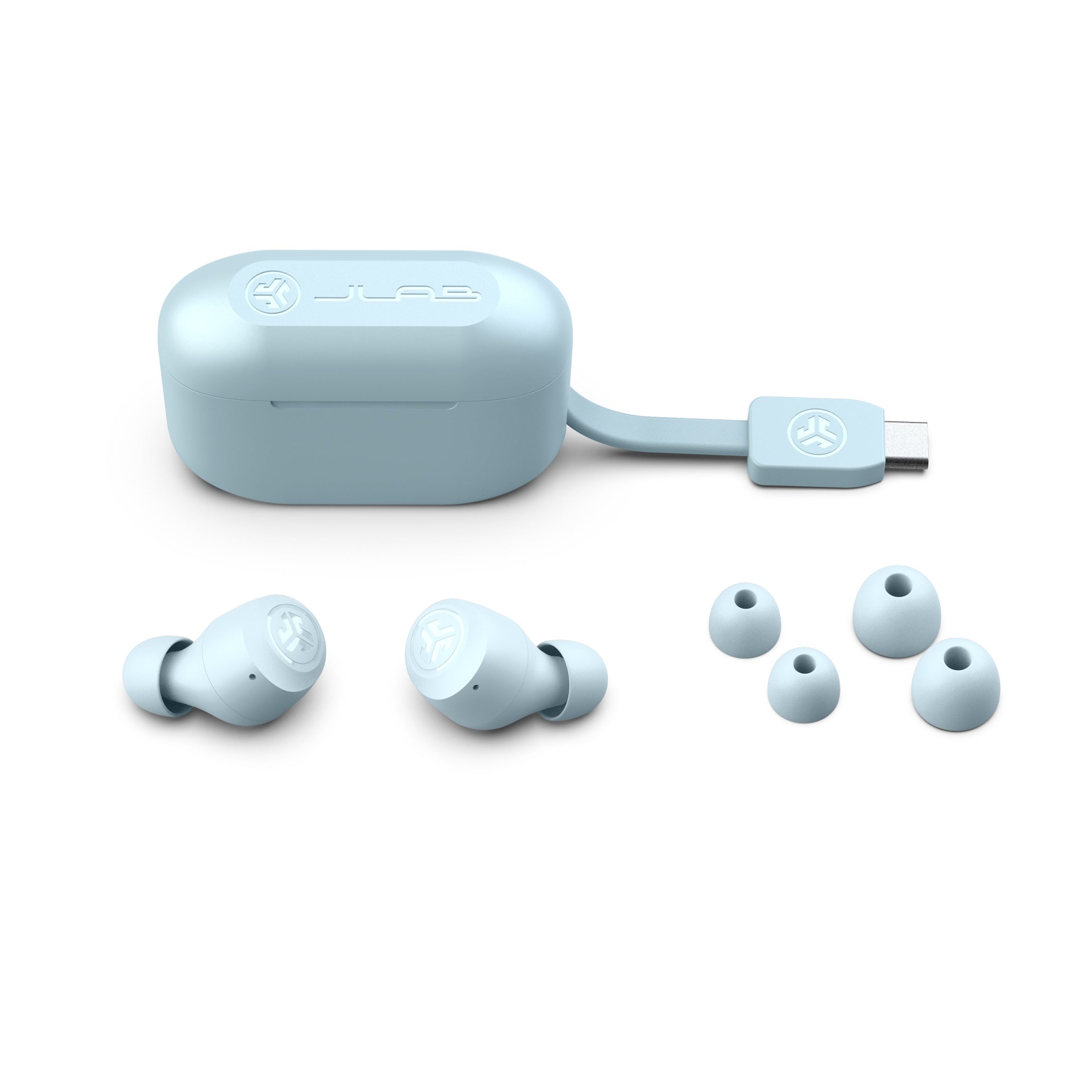 GO POP+ True Wireless Earbuds Light Blue - Image 6