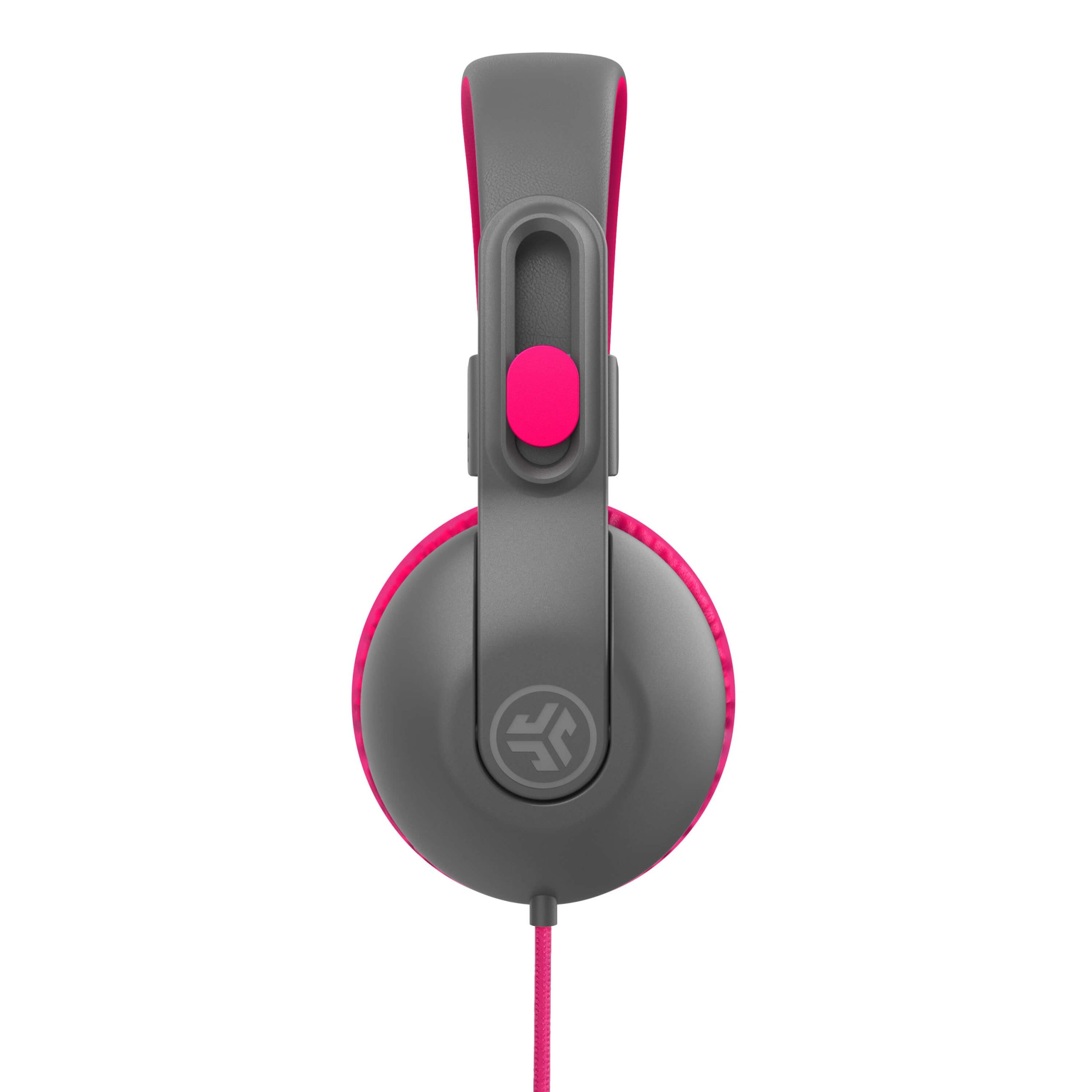 JBuddies Studio 2 On-Ear Kids Wired Headphones Pink/Gray - Image 6
