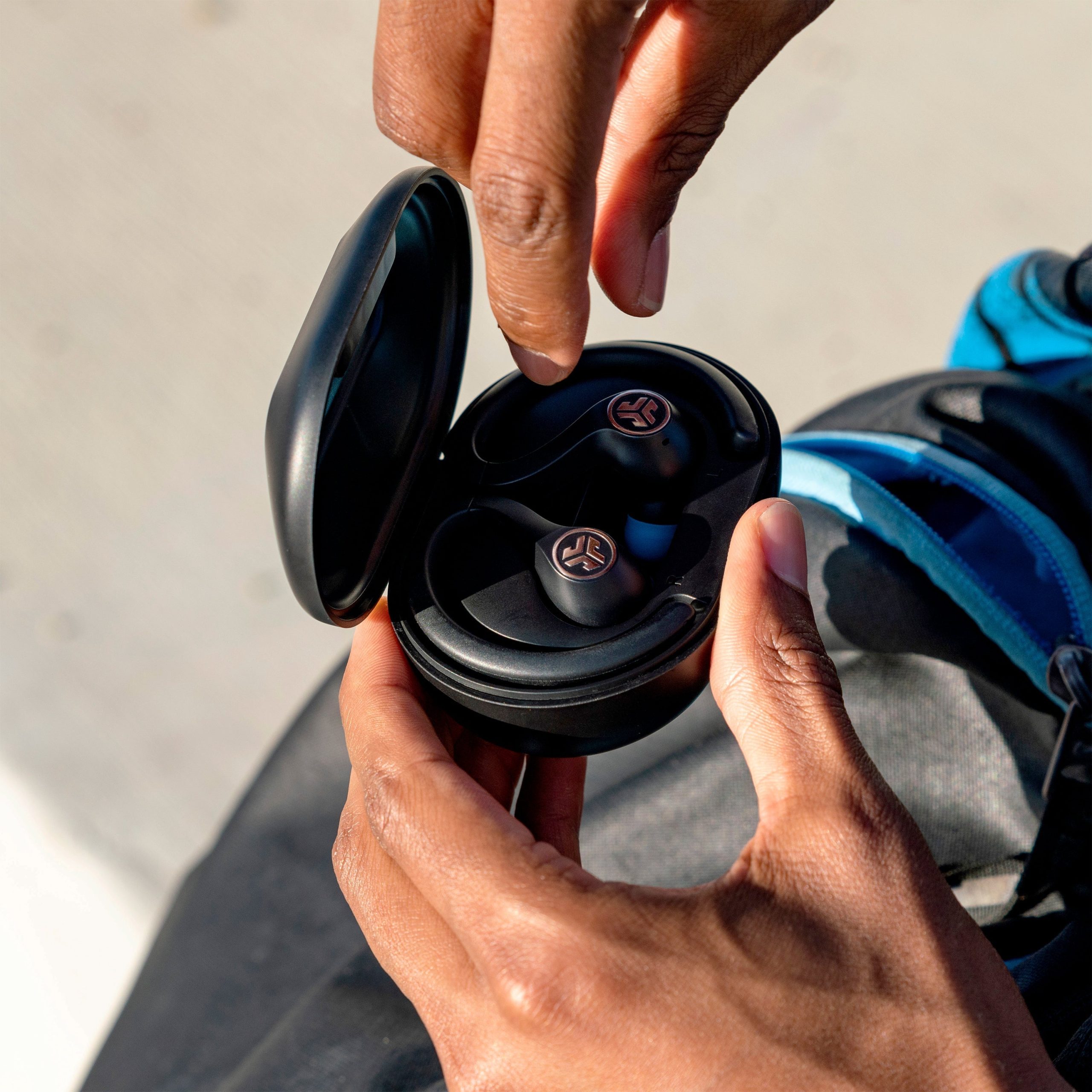 JBuds Air Sport True Wireless Earbuds Black - Image 5