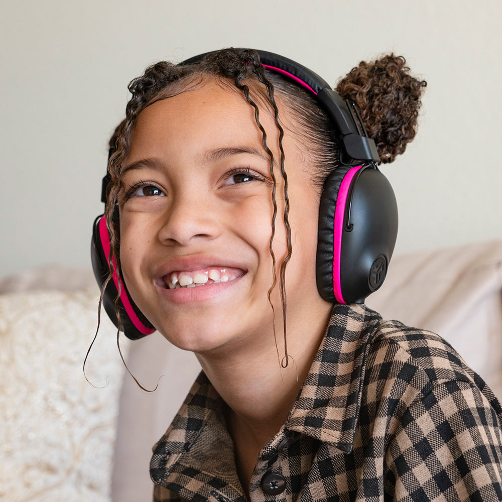 JBuddies Pro Wireless Over-Ear Kids Headphones Pink - Image 5