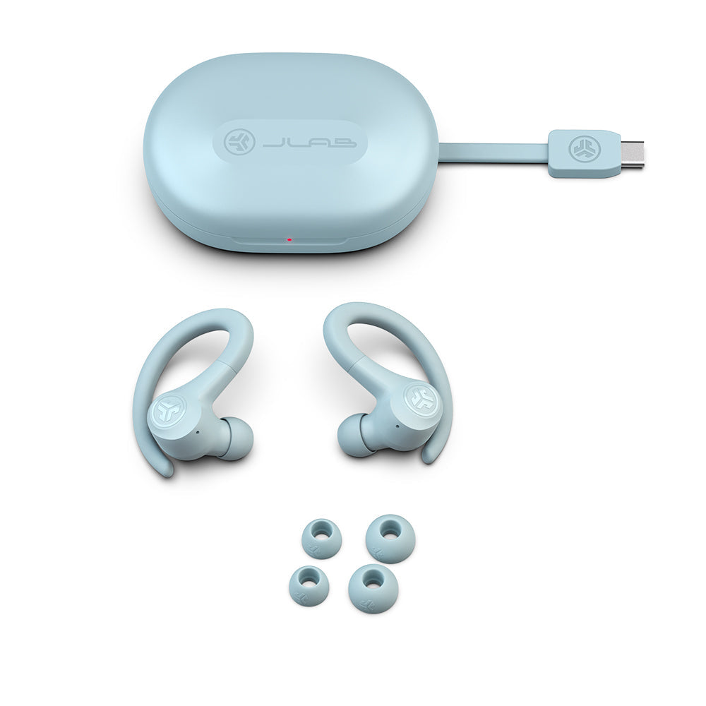 GO Sport+ True Wireless Earbuds Light Blue - Image 7
