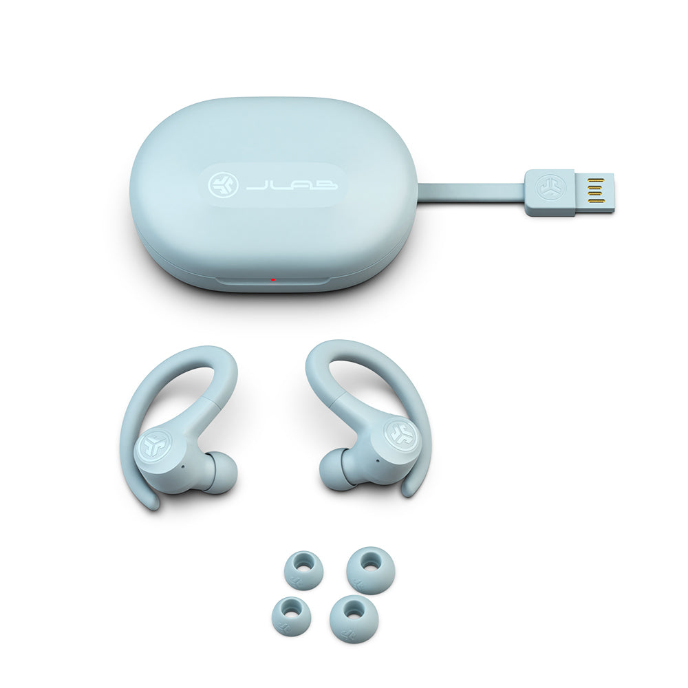GO Air Sport True Wireless Earbuds Light Blue - Image 7