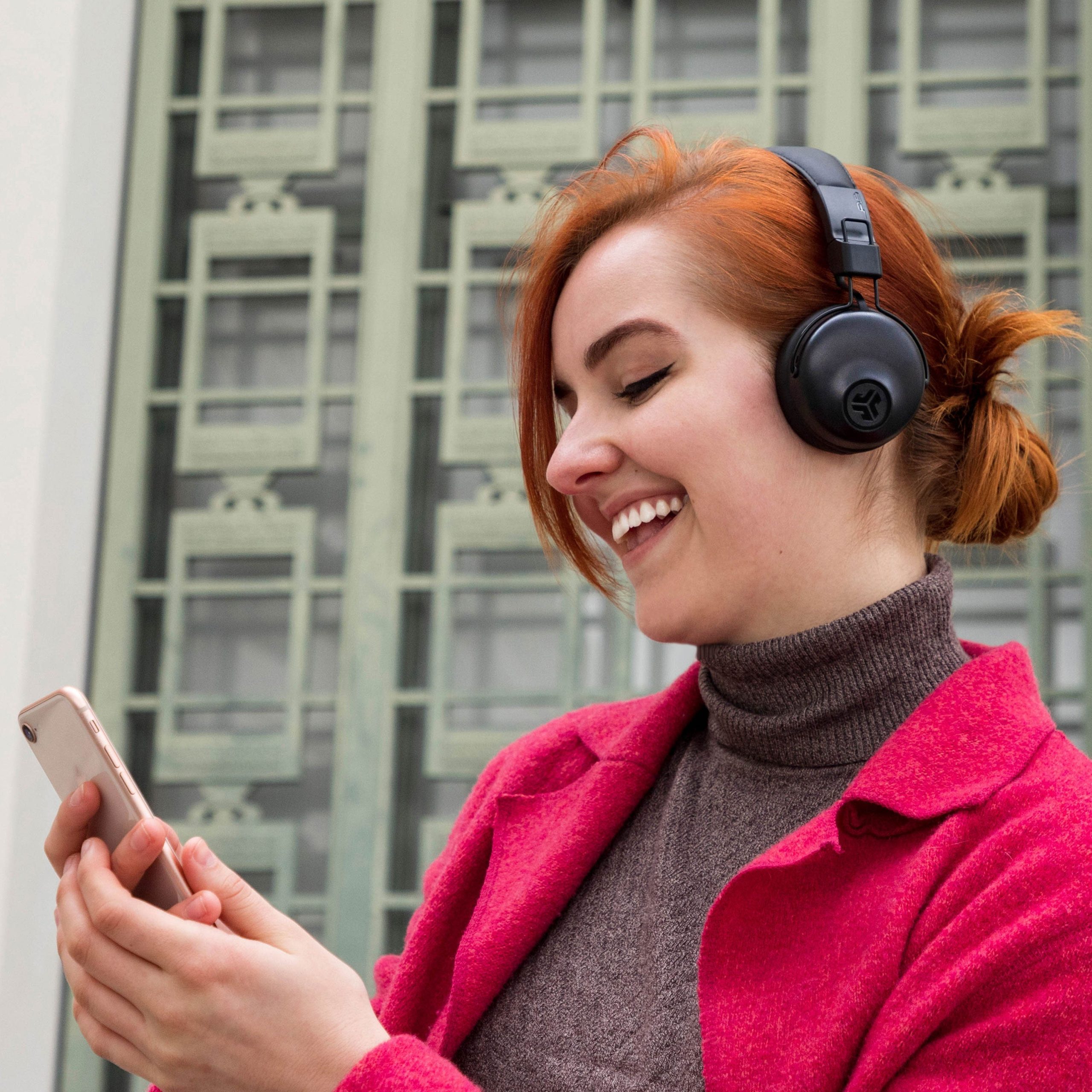 JLab Studio Wireless On-Ear Headphones Black - Image 2