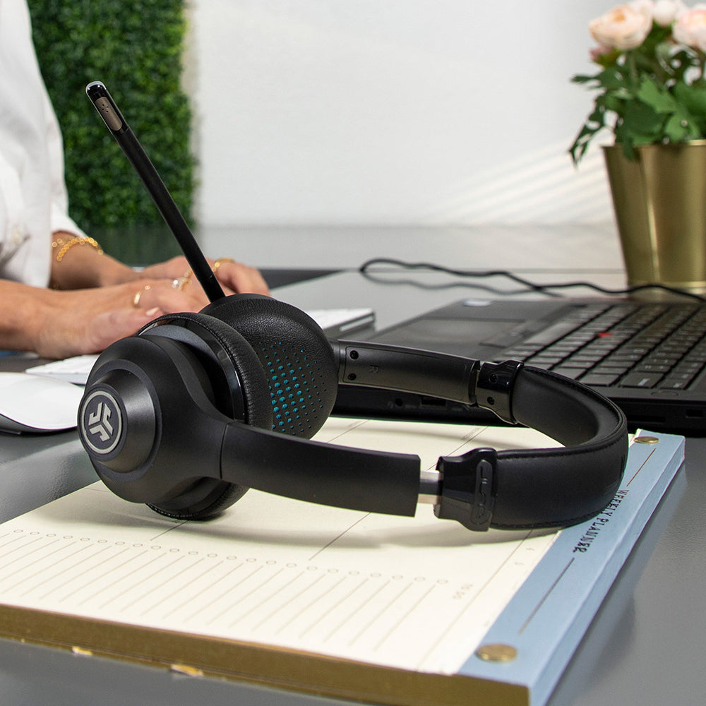 GO Work Wireless On-Ear Headset Black - Image 8