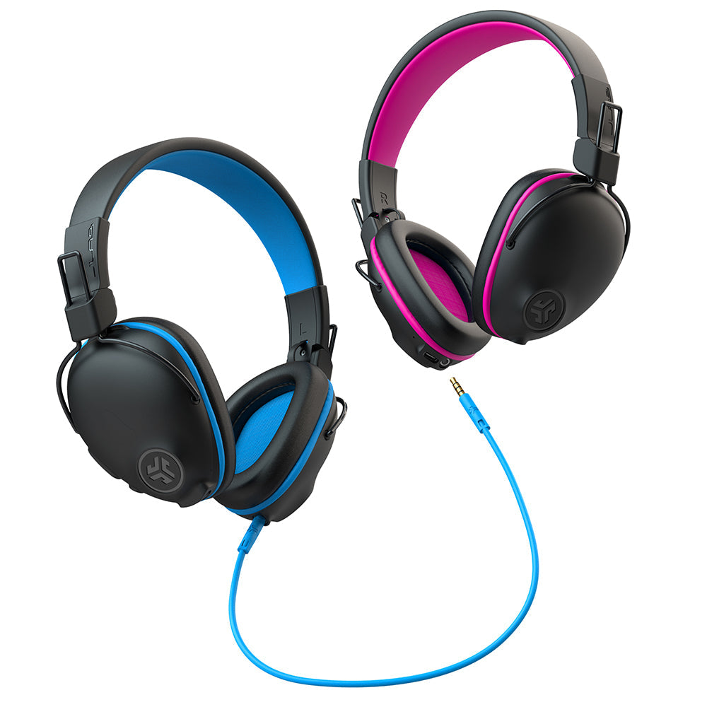 JBuddies Pro Wireless Over-Ear Kids Headphones Pink - Image 2