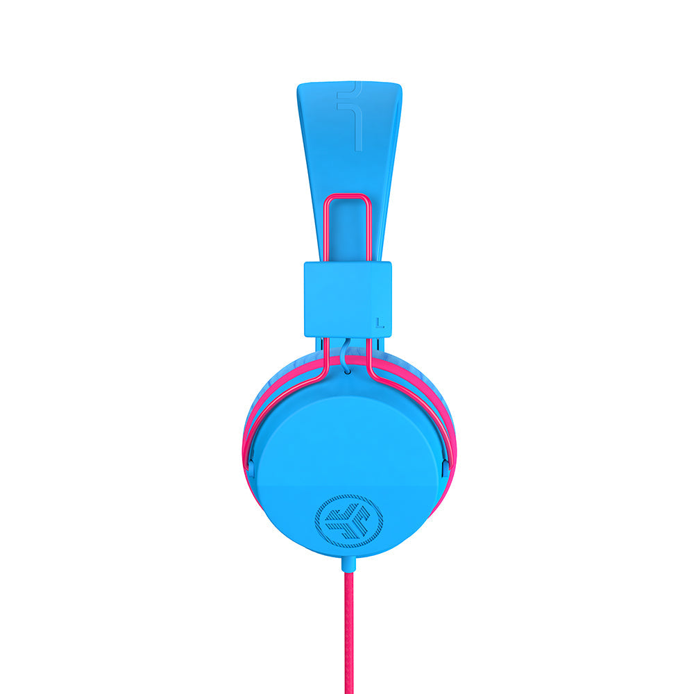 JBuddies Studio On-Ear Kids Wired Headphones Blue/Pink - Image 5