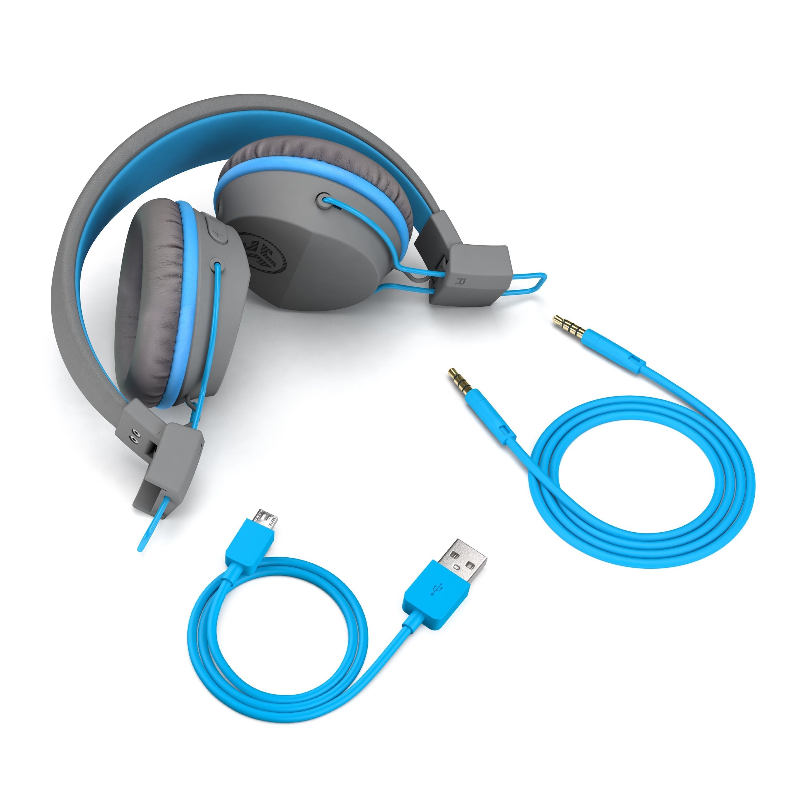 JBuddies Studio Wireless Kids Headphones Graphite/Blue - Image 5
