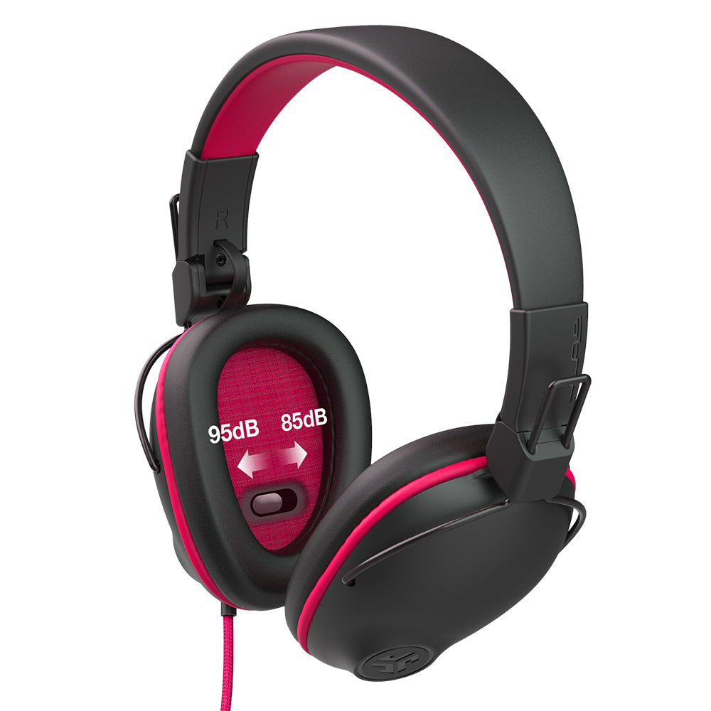 JBuddies Pro Wired Over-Ear Kids Headphone Pink - Image 4