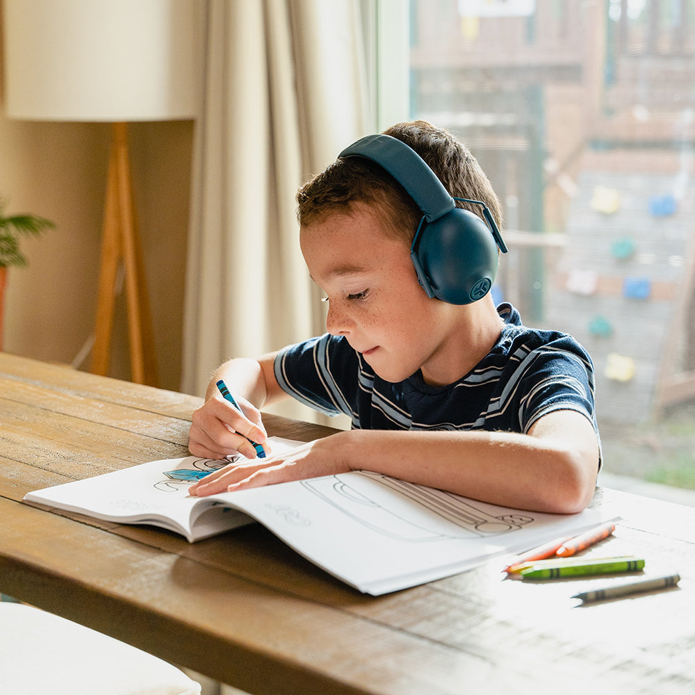 JBuddies Protect Kids Hearing Protection Earmuffs Navy - Image 6