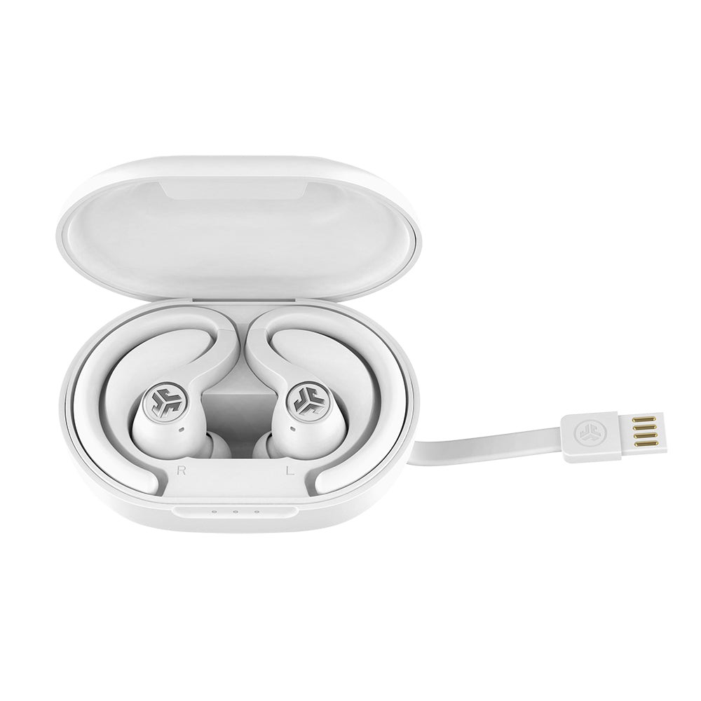 JBuds Air Sport True Wireless Earbuds White - Image 3