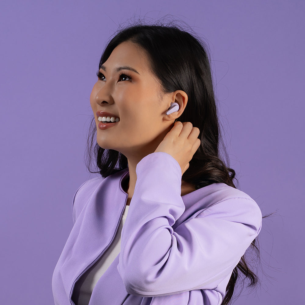 Go Pods ANC True Wireless Earbuds Lilac - Image 2