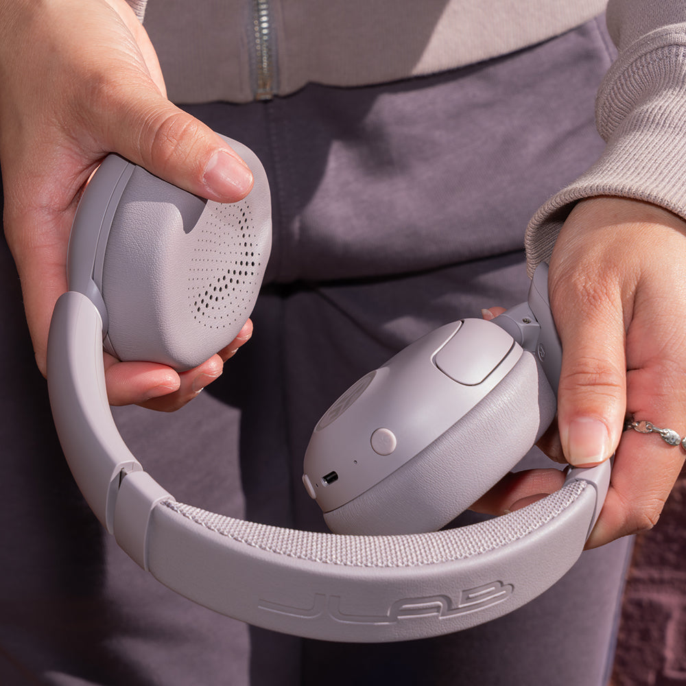 Go Lux ANC Wireless Headphones Mauve - Image 4