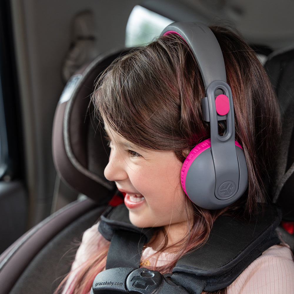 JBuddies Studio 2 Wireless Kids Headphones Pink/Gray - Image 4