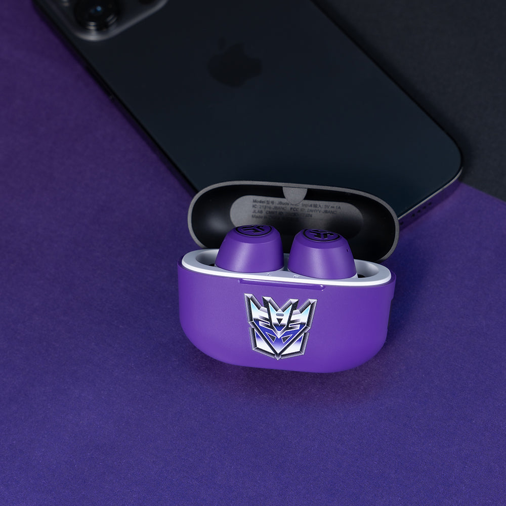 Transformers JBuds ANC 3 True Wireless Earbuds Decepticons - Image 6
