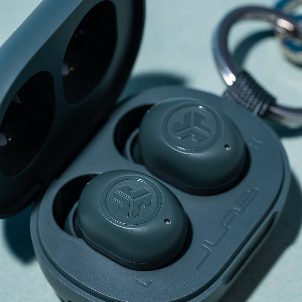 JBuds Mini True Wireless Earbuds Sage Gray - Image 7