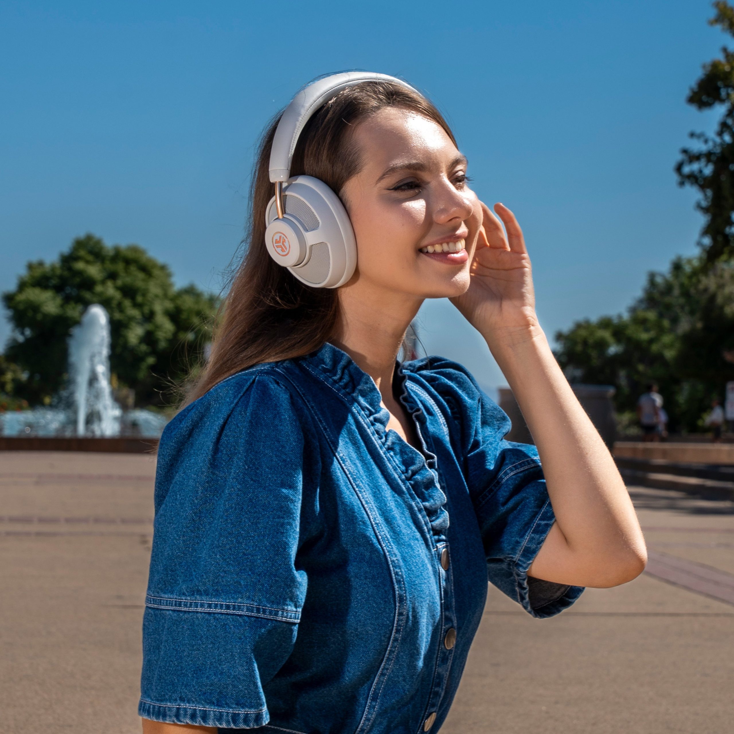 JBuds Open Headphone Open-Ear Wireless Headphones Cloud - Image 2