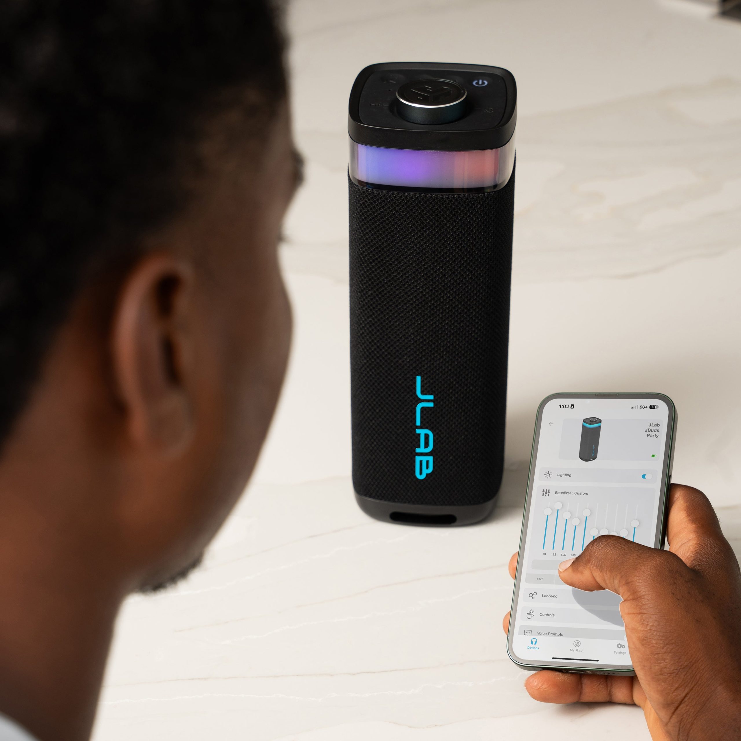 JBuds Party Portable Bluetooth Speaker Black - Image 4