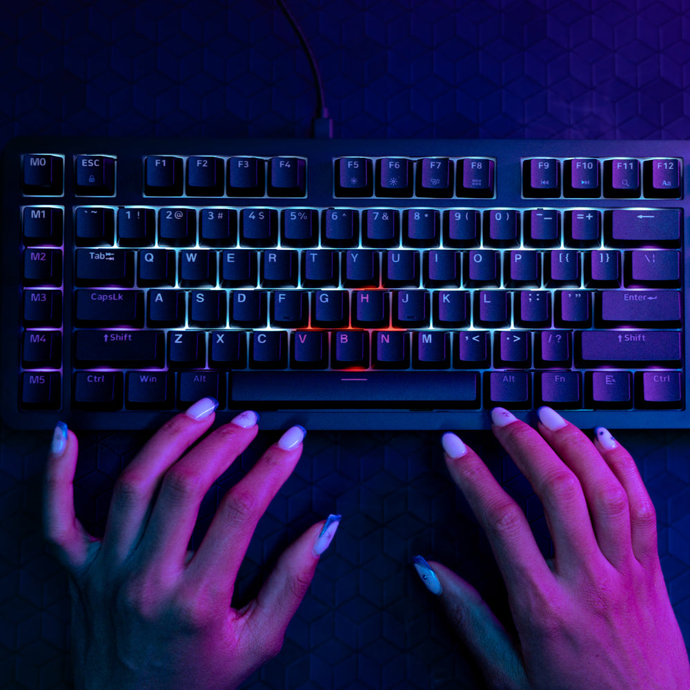 Midnight TKL Wired Mechanical Gaming Keyboard Black - Image 2