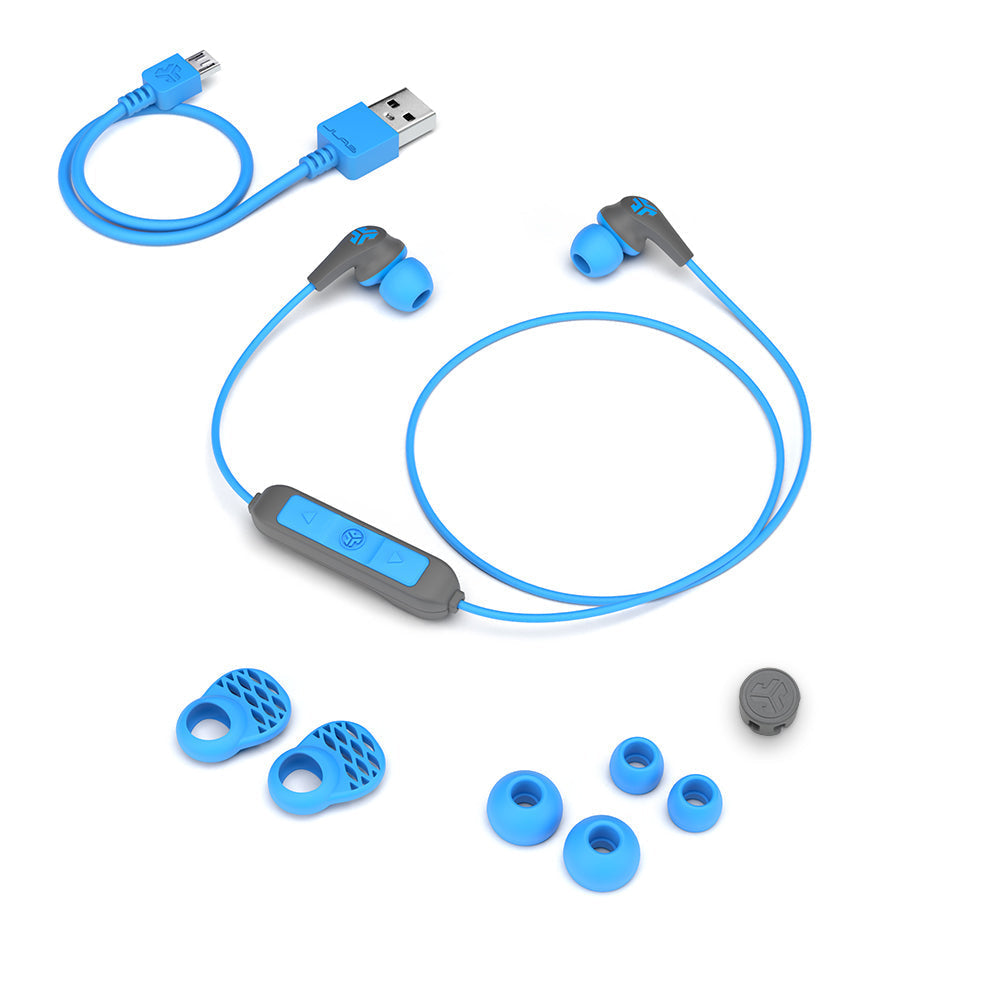JBuds Pro Wireless Signature Earbuds Blue / Gray - Image 5
