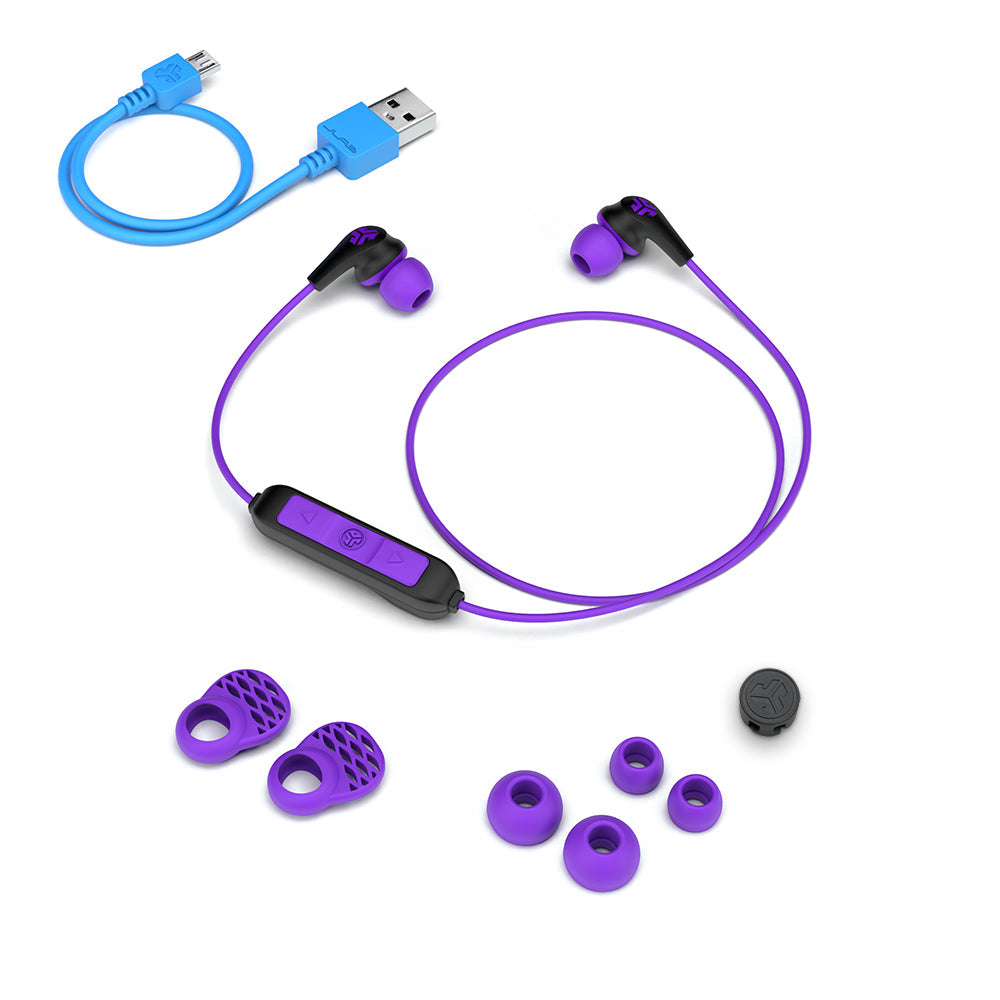 JBuds Pro Wireless Signature Earbuds Purple - Image 5