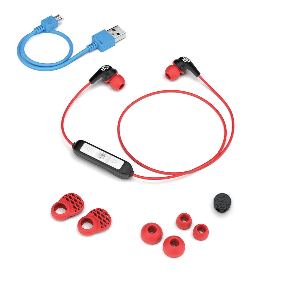 JBuds Pro Wireless Signature Earbuds Red/Black - Image 4