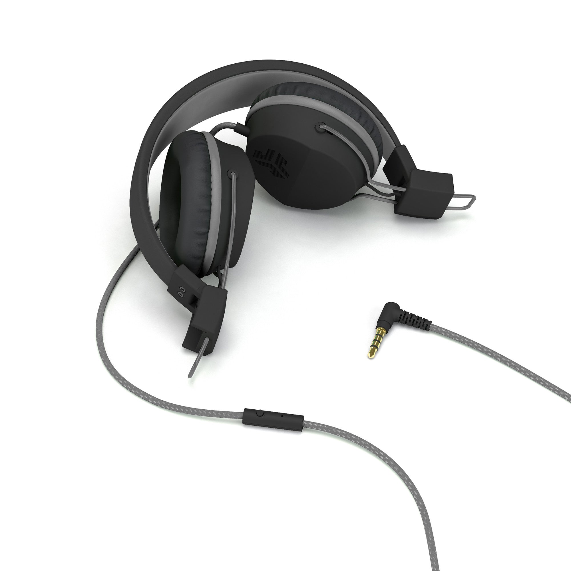 Neon Wired On-Ear Headphones Black - Image 3