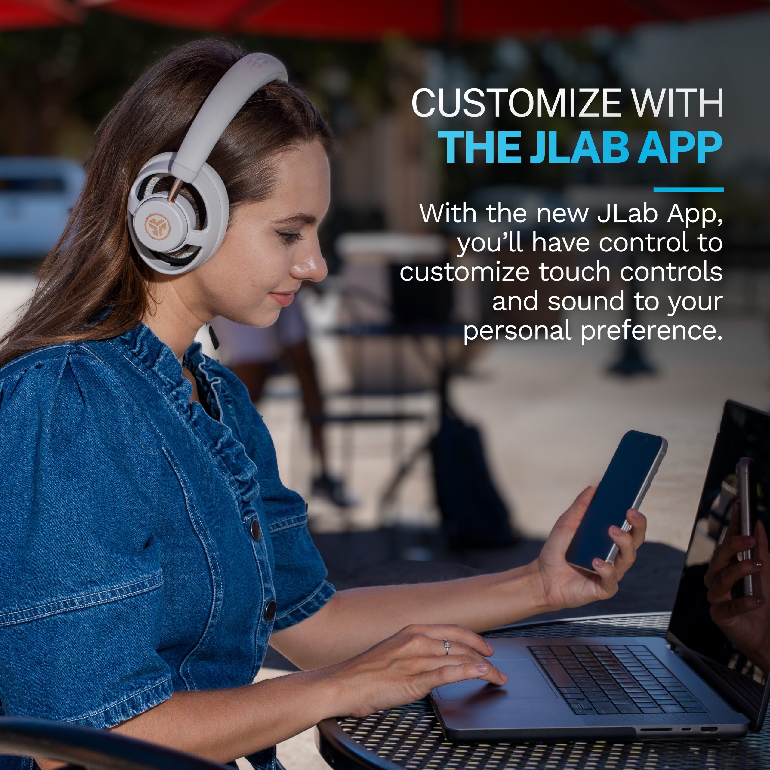 JBuds Open Headphone Open-Ear Wireless Headphones Cloud - Image 6
