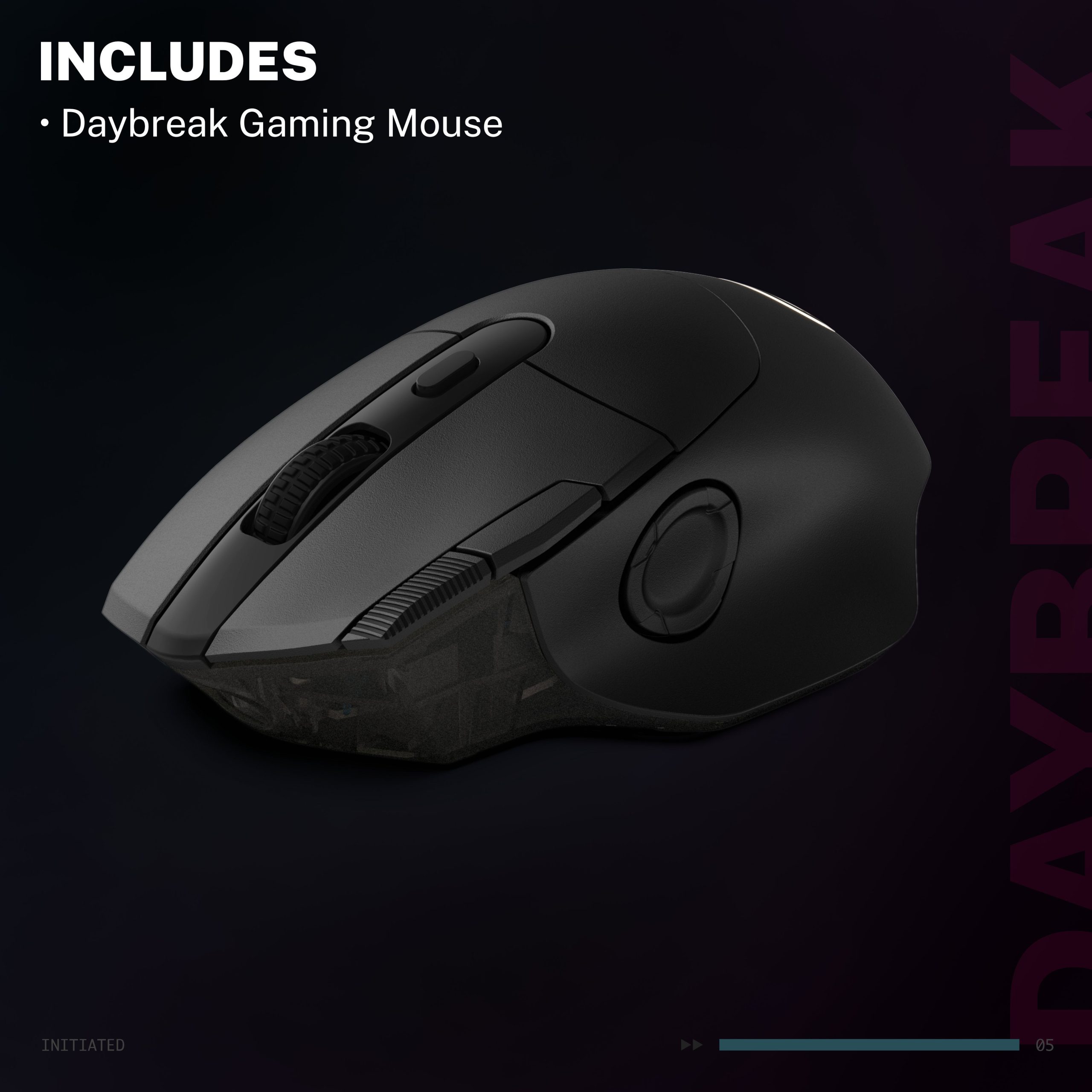 Daybreak Wireless Gaming Mouse Black - Image 7