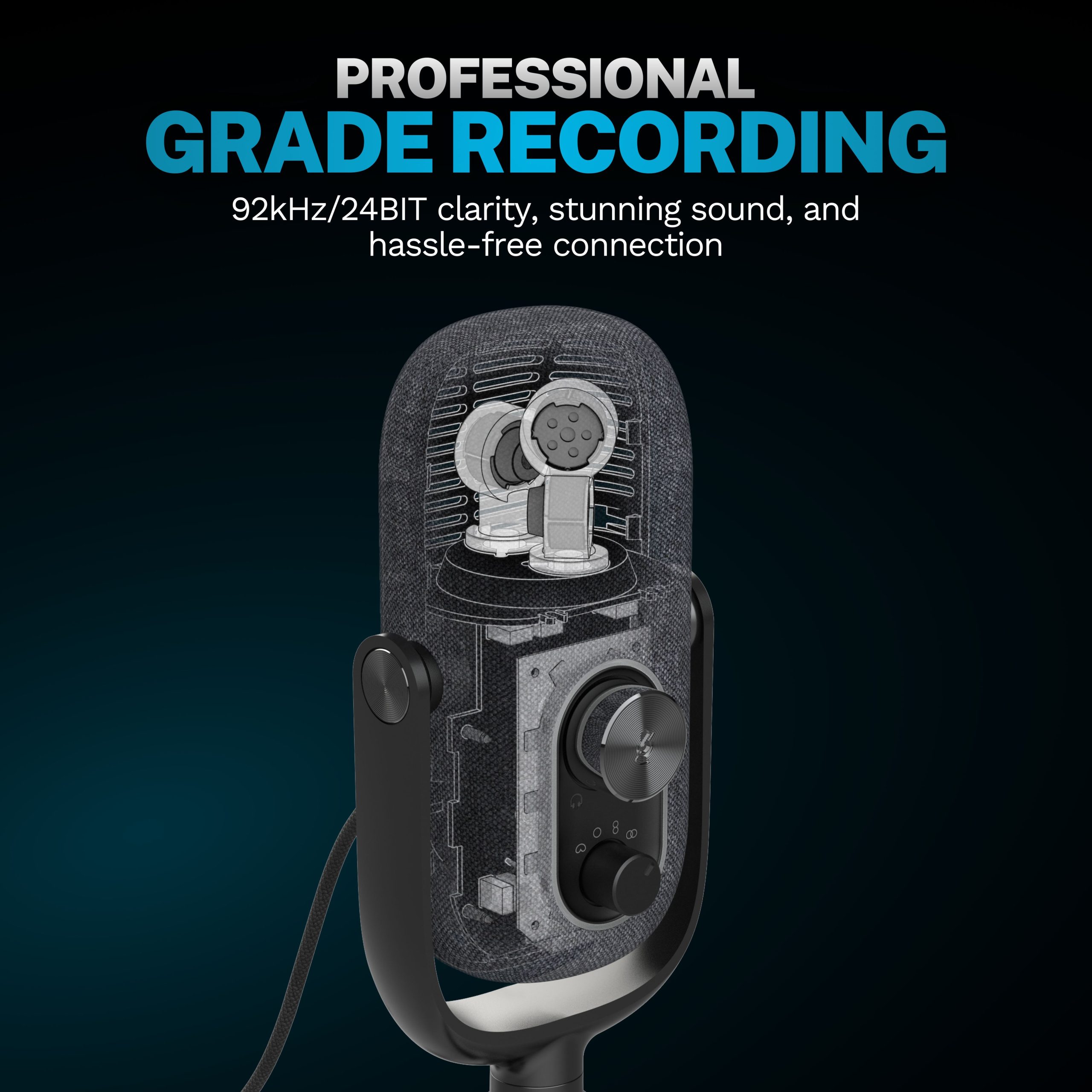 Epic Talk USB Microphone Black - Image 2