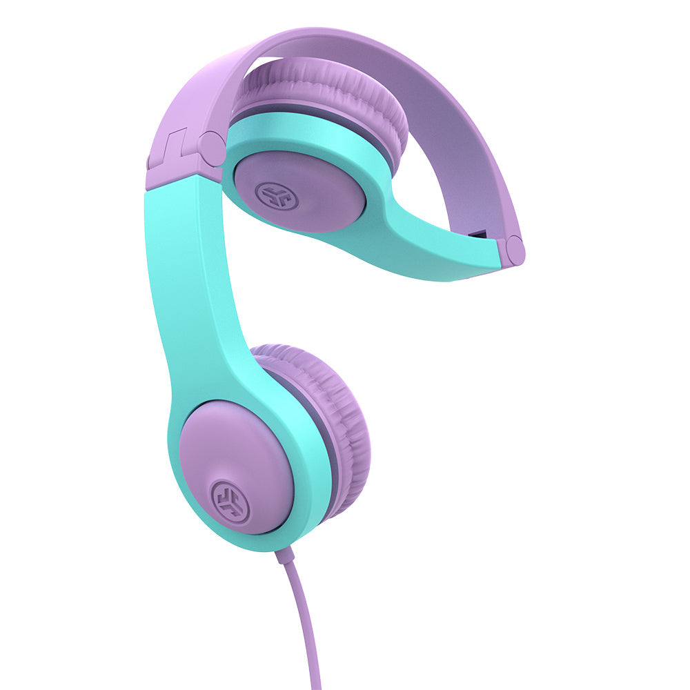 JBuddies Folding Gen 2 Kids Headphones Pink/Teal - Image 3
