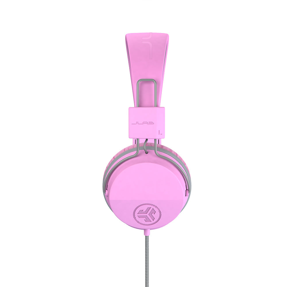 JBuddies Studio On-Ear Kids Wired Headphones Pink/Gray - Image 5
