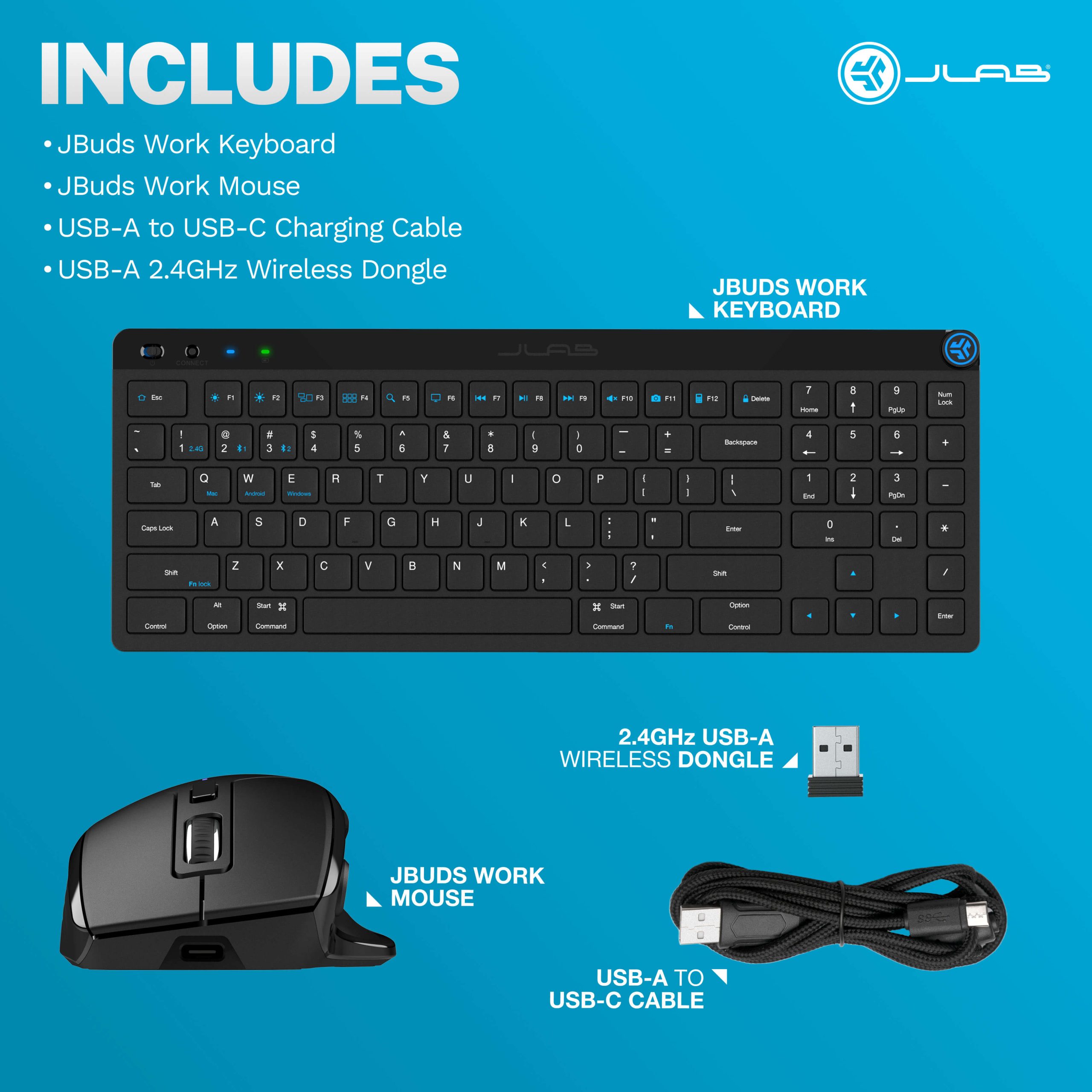 JLab JBuds Keyboard Mouse Bundle - Image 7