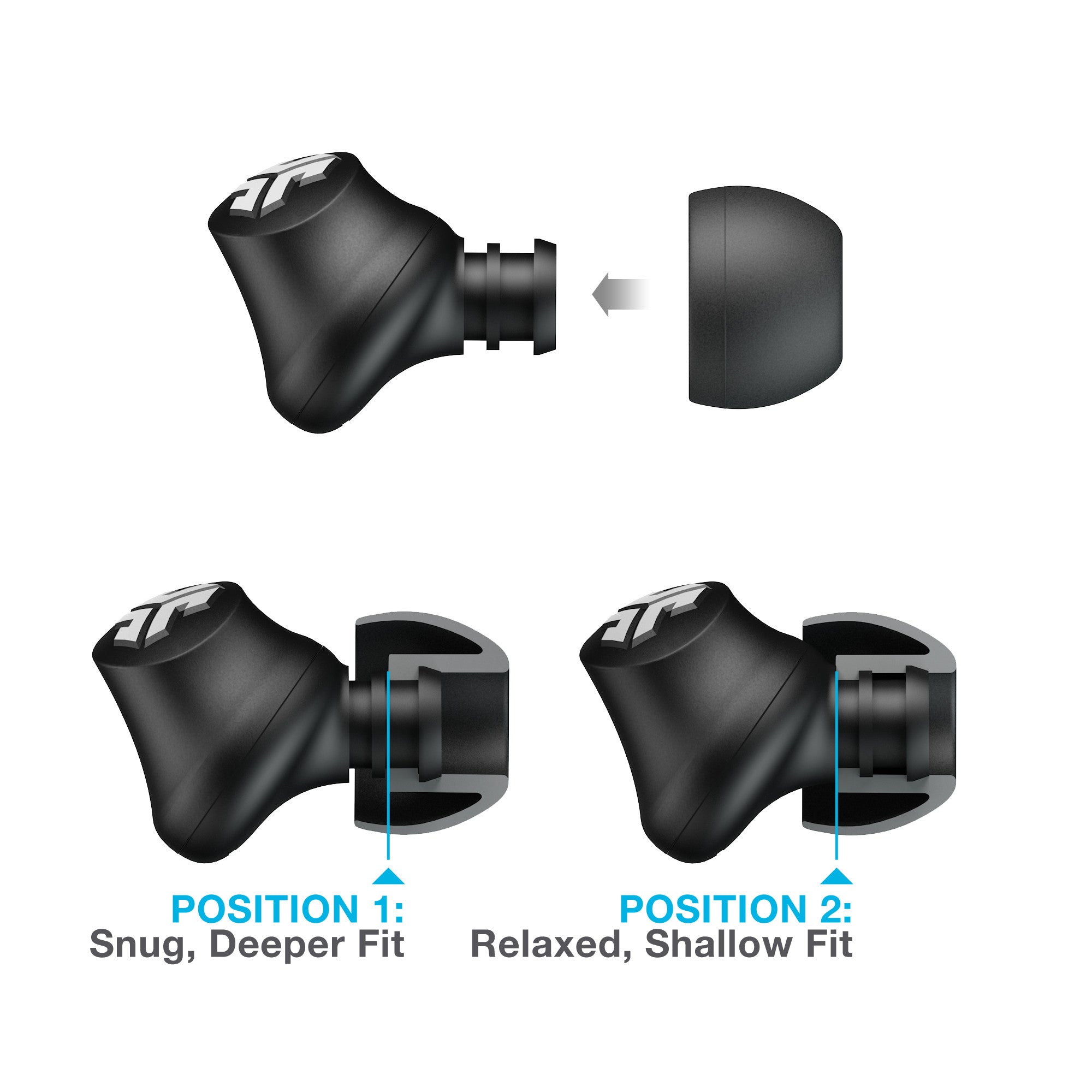 JBuds2 Signature Earbuds Black - Image 3