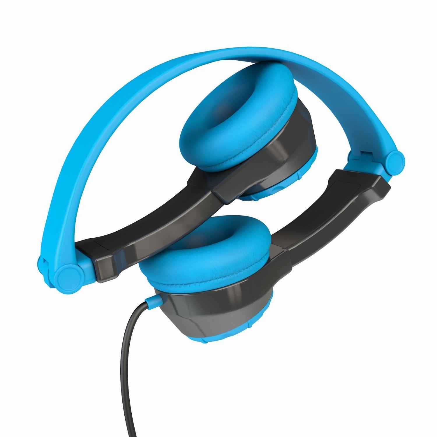 JBuddies Folding Kids Headphones Blue/Gray - Image 3