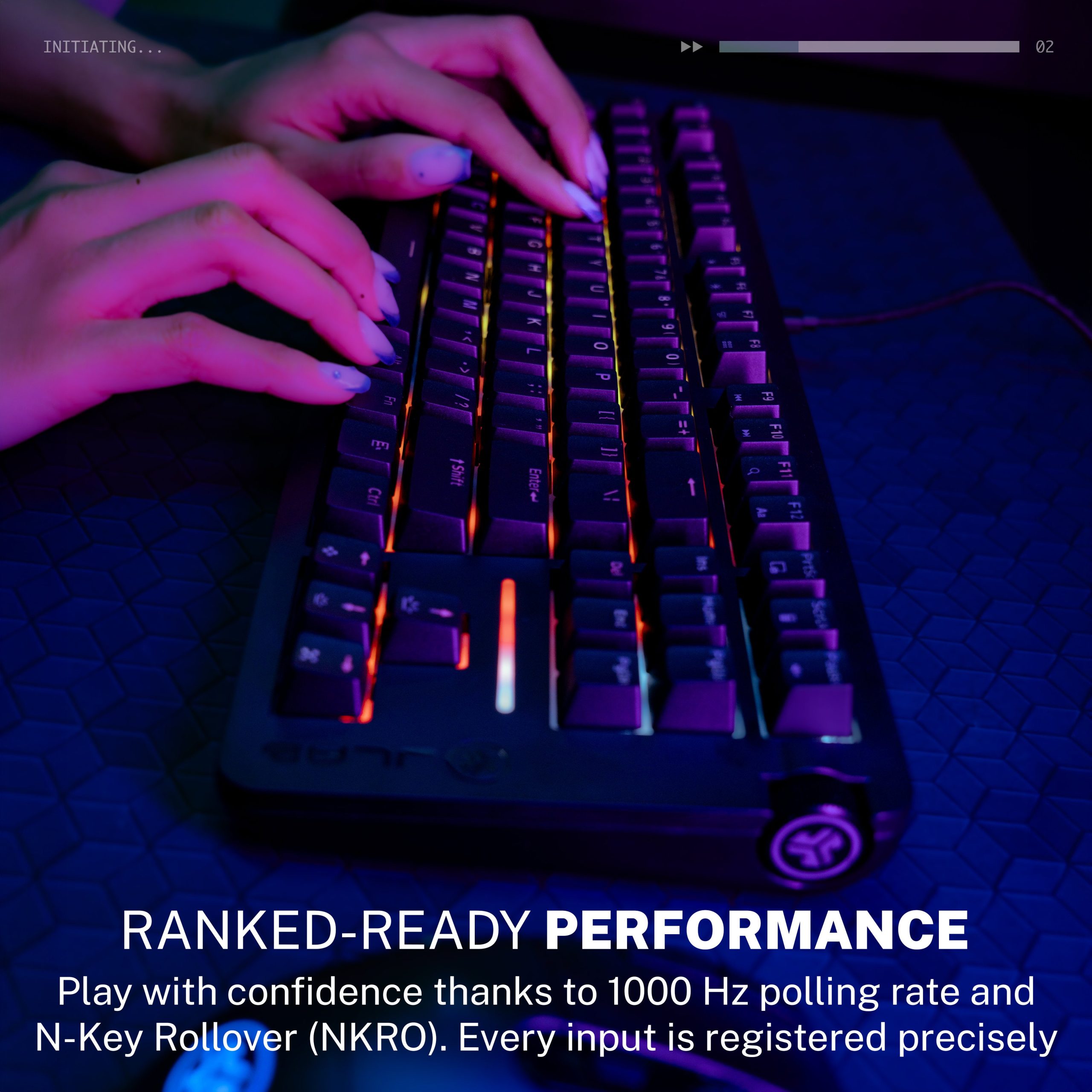 Midnight TKL Wired Mechanical Gaming Keyboard Black - Image 4