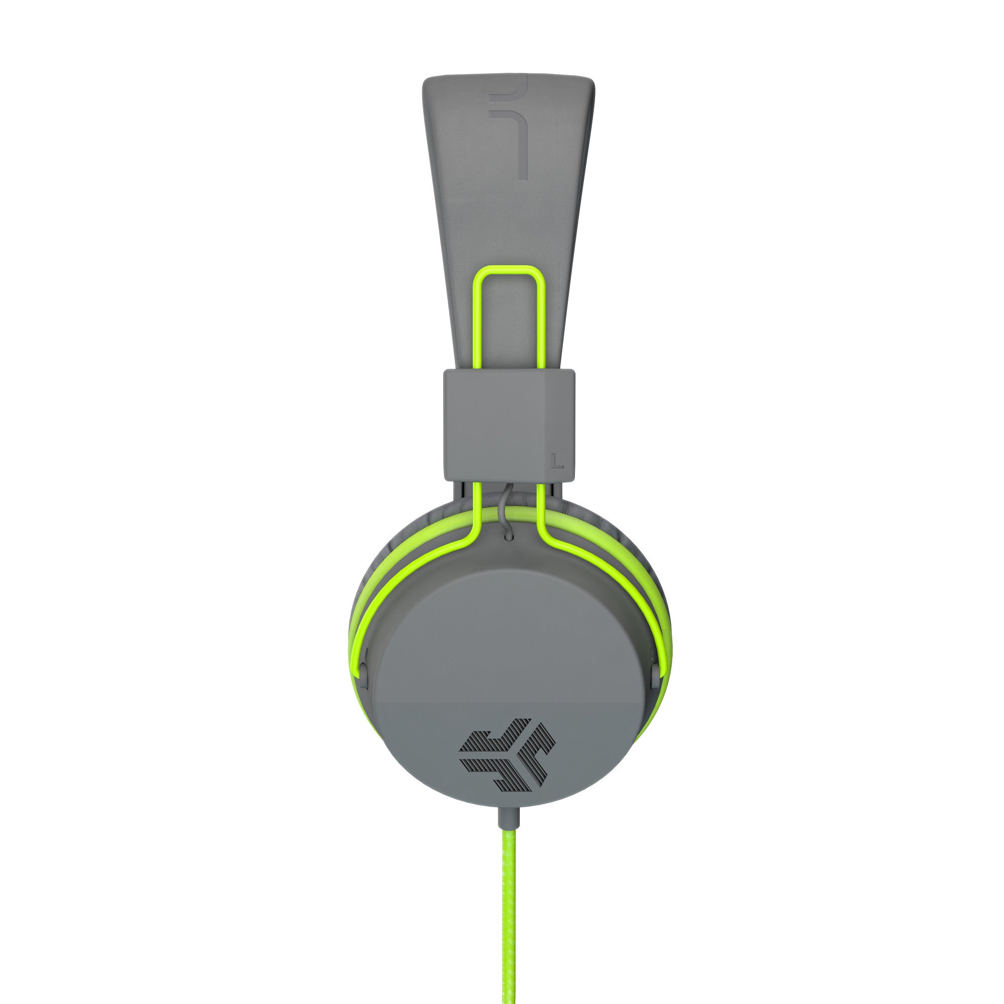 Neon Wired On-Ear Headphones Graphite/Lime - Image 3